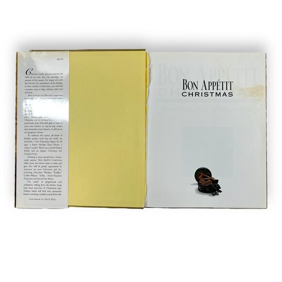 Bon Appetit Christmas: Party Entertaining Cookbook Book Hardcover w/ DJ *FLAWS* - Picture 5 of 16